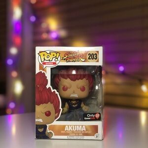 Funko Pop! Vinyl: Street Fighter - Akuma - GameStop (Exclusive) #203